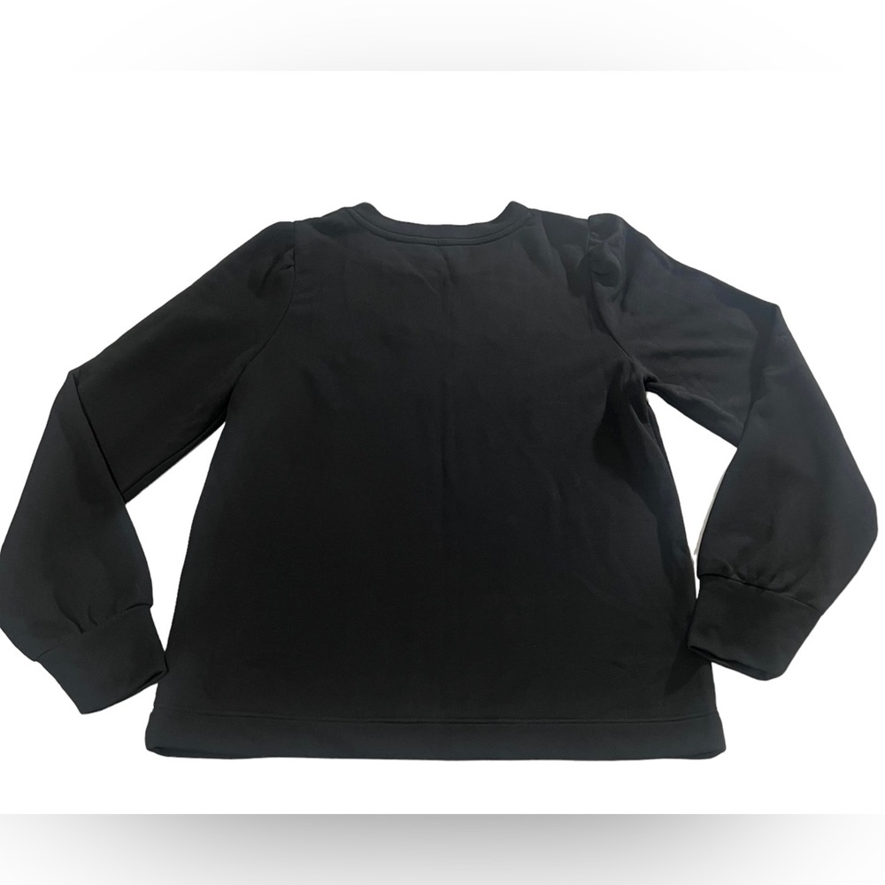 Loft Black Cheers Sweatshirt Long Sleeves Crew neck  Size M - Picture 9 of 12